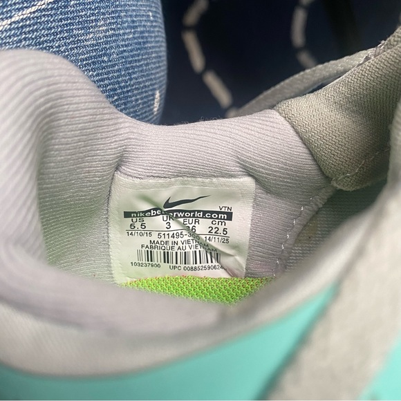 Nike Free Run 3.0 V-4 Tiffany Blue Tropical - Picture 11 of 11